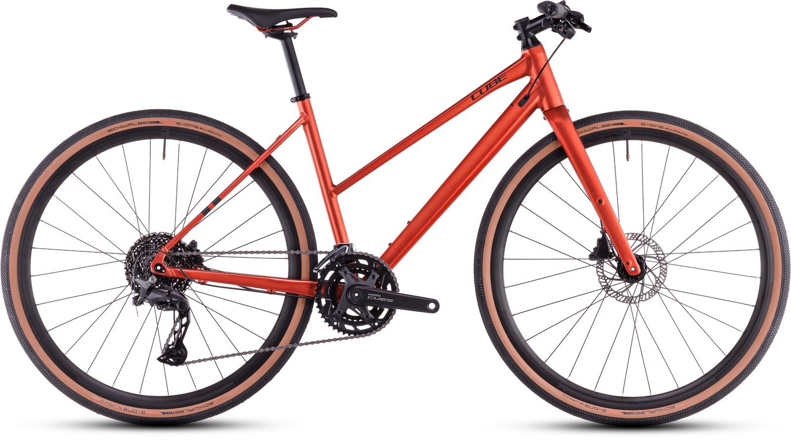 Cube Nulane Pro Lady fireorange´n´black